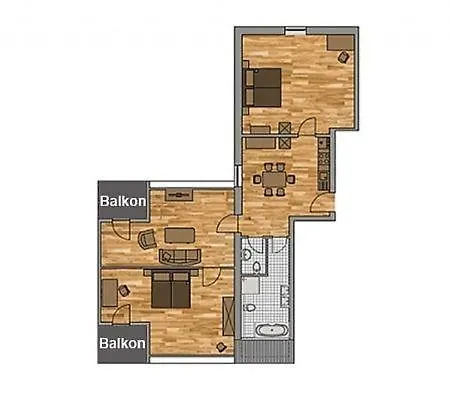 Apartment Der Westfluegel Vogt Bernhard I Wf-45 *